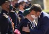 Sealed with a kiss: Macron revives