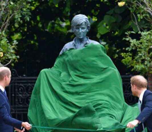 William, Harry reunite for Diana statue tribute