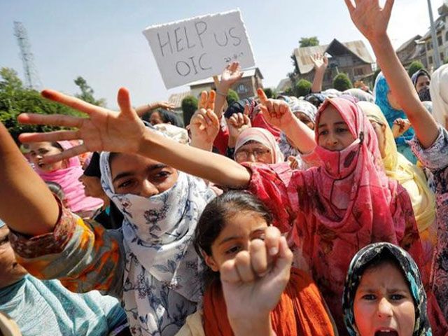Anti-India protests as 5 youth martyred in IIOJK