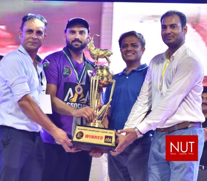Striking Panther won the AAA Markhor Cricket Champion league trophy