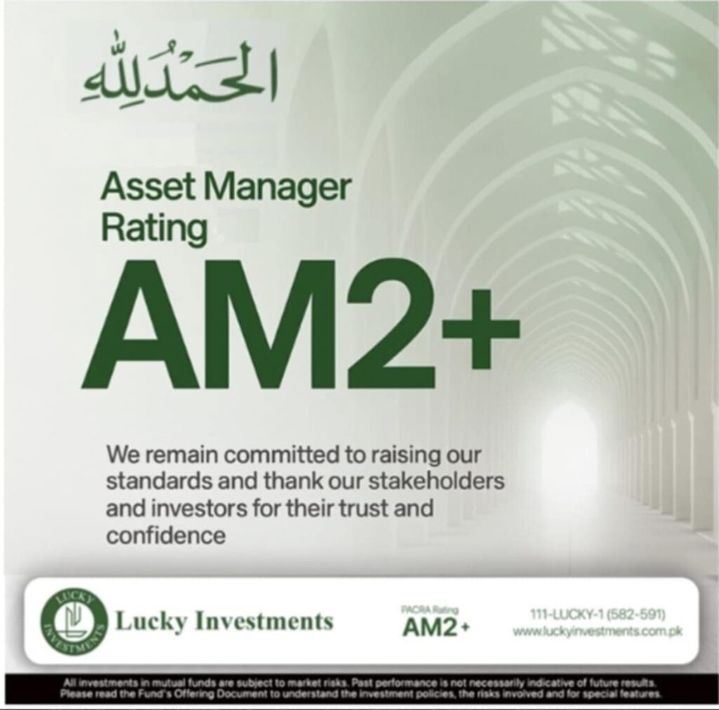 Lucky Investments Asset Manager Rating Upgraded to *AM2+ by PACRA