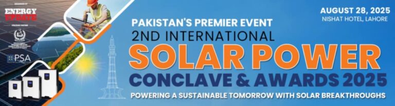2nd International Solar Power Conclave & Solar Excellence Awards 2025 scheduled for August 28 in Lahore