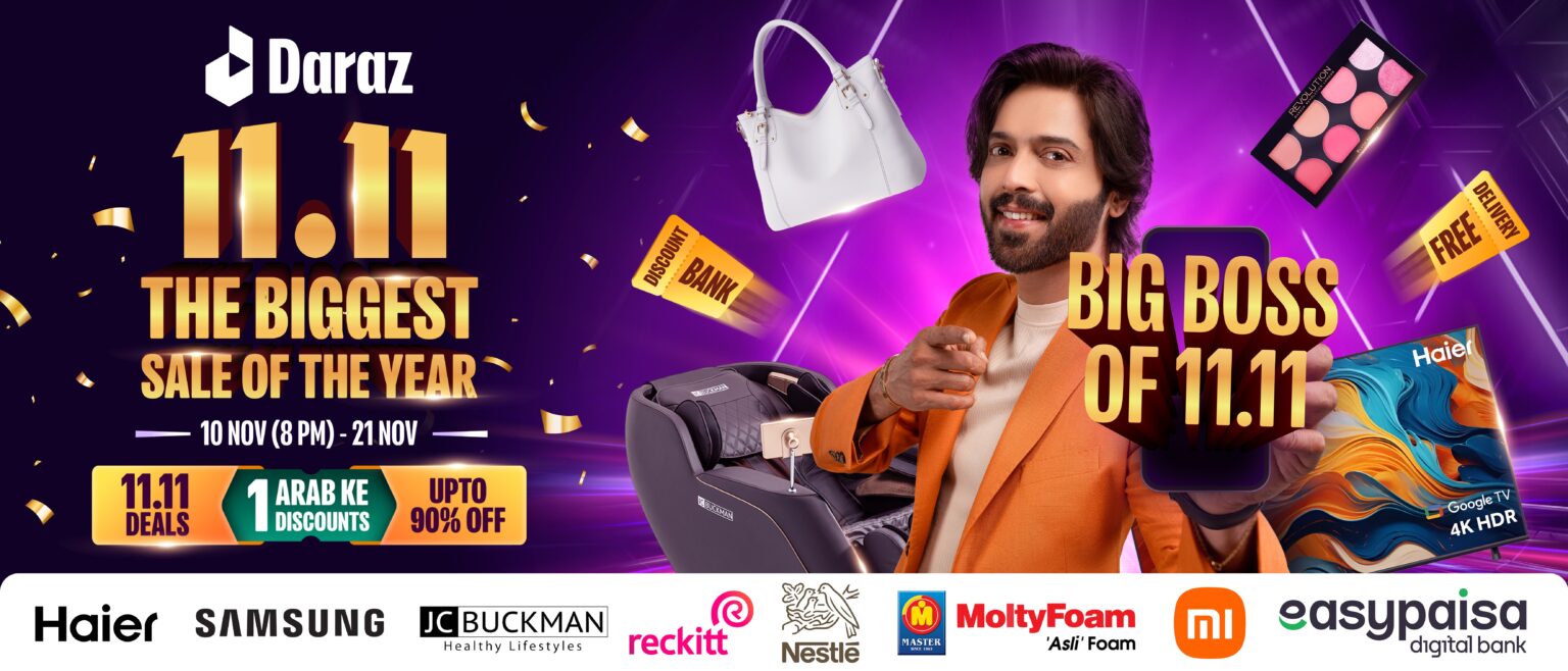 Daraz Pakistan’s 11.11 returns as the Big Boss of savings this year