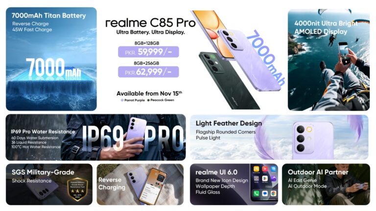 realme C85 Pro Officially Launched in Pakistan at a Grand Launch Event