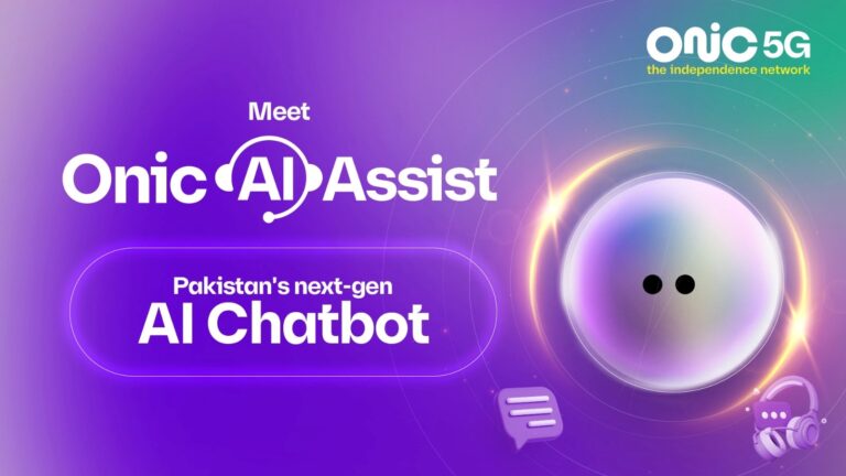 Onic Launches AI Assist, Pakistan’s First Intelligent In-App Chat Companion for Mobile Support