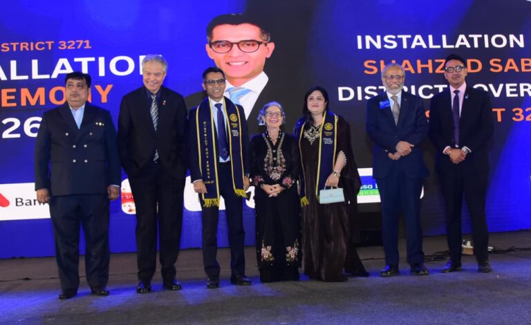 Rotary District 3271 Installs Shahzad Sabir as District Governor