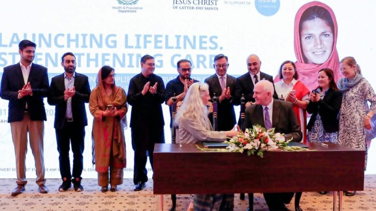 The Church of Jesus Christ of Latter-day Saints contributes $1.2 Million to strengthen maternal and newborn health in Pakistan