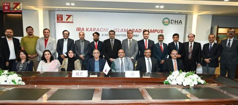 GROUNDBREAKING OF IBA KARACHI – ISLAMABAD CAMPUS