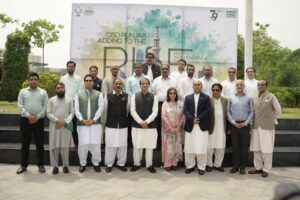 CBD PUNJAB CELEBRATES INDEPENDENCE DAY WITH PATRIOTIC FLAG HOISTING CEREMONY AT Lahore prime Quaid District