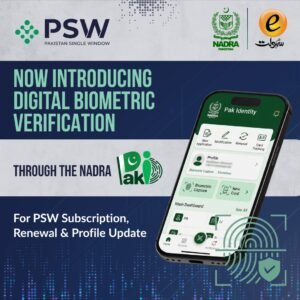 PSW integrates with NADRA’s PakID app for remote biometric verification