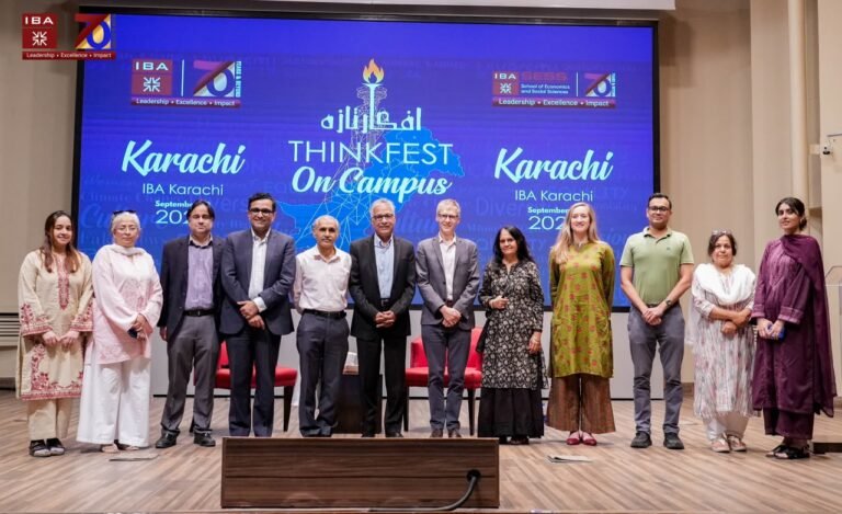 “IBA KARACHI HOSTED THINKFEST ON CAMPUS”
