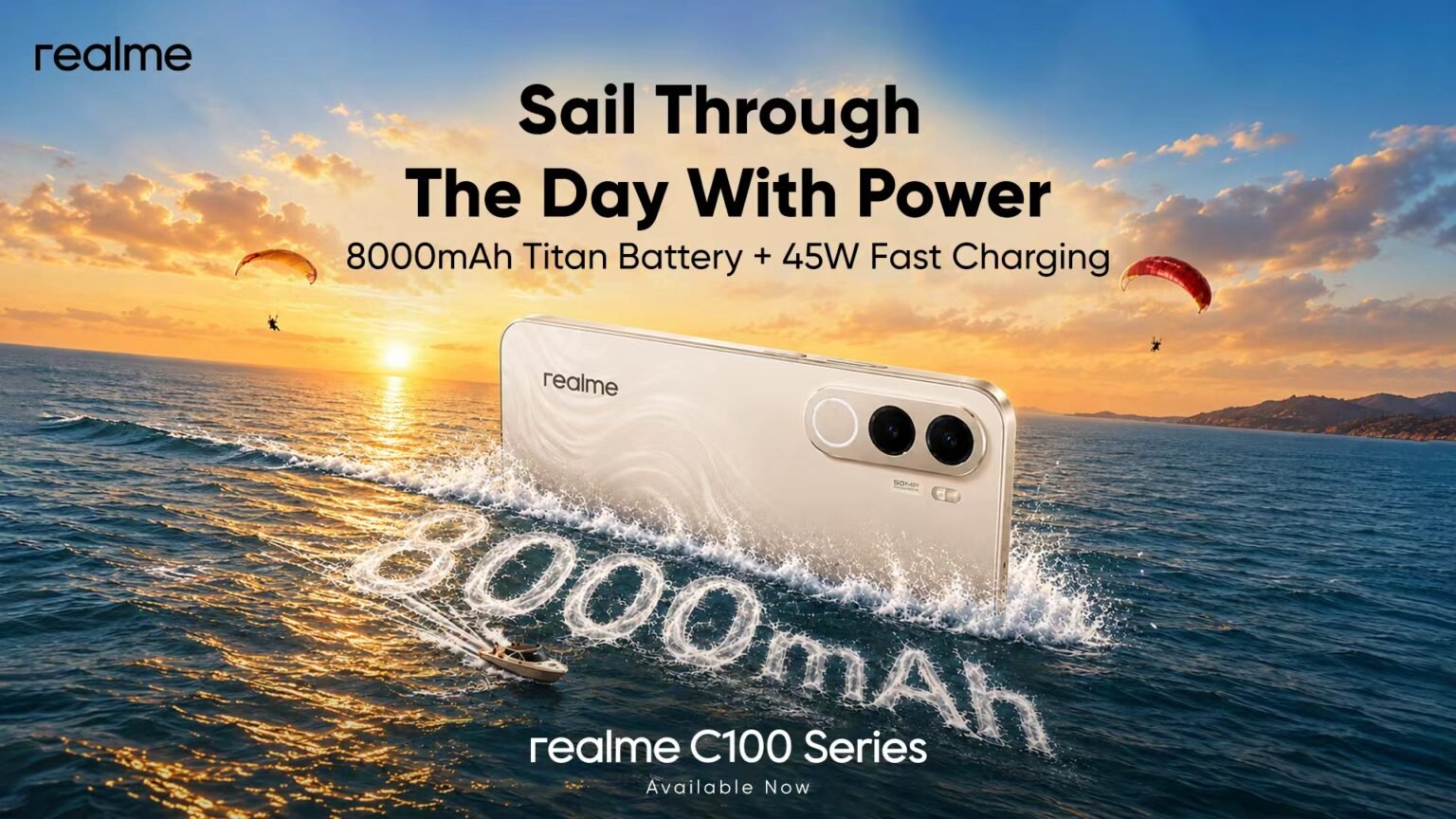 realme C100 Series with 8000mAh Battery Empowers Pakistan’s Multi-Role Youth by Making Durable Champion More Accessible