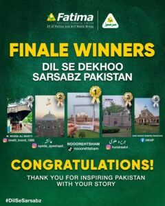 Sarsabz Announces Winners of ‘Dil Se Dekho Sarsabz Pakistan’ Campaign