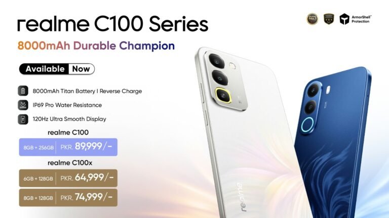 realme C100 Series Goes on First Sale in Pakistan, Bringing 8000mAh Titan Battery Starting at PKR 64,999