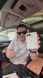 Akram Ali Becomes First in Pakistan to Unbox Official PTA-Approved iPhone Duo from Mercantile