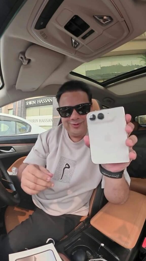 Akram Ali Becomes First in Pakistan to Unbox Official PTA-Approved iPhone Duo from Mercantile