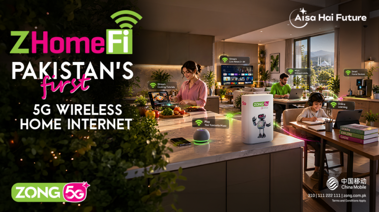 Zong Launches Pakistan’s First 5G Fixed WirelessHome Broadband Service — Z HomeFi